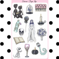 Corpse Halloween Sticker Sheet