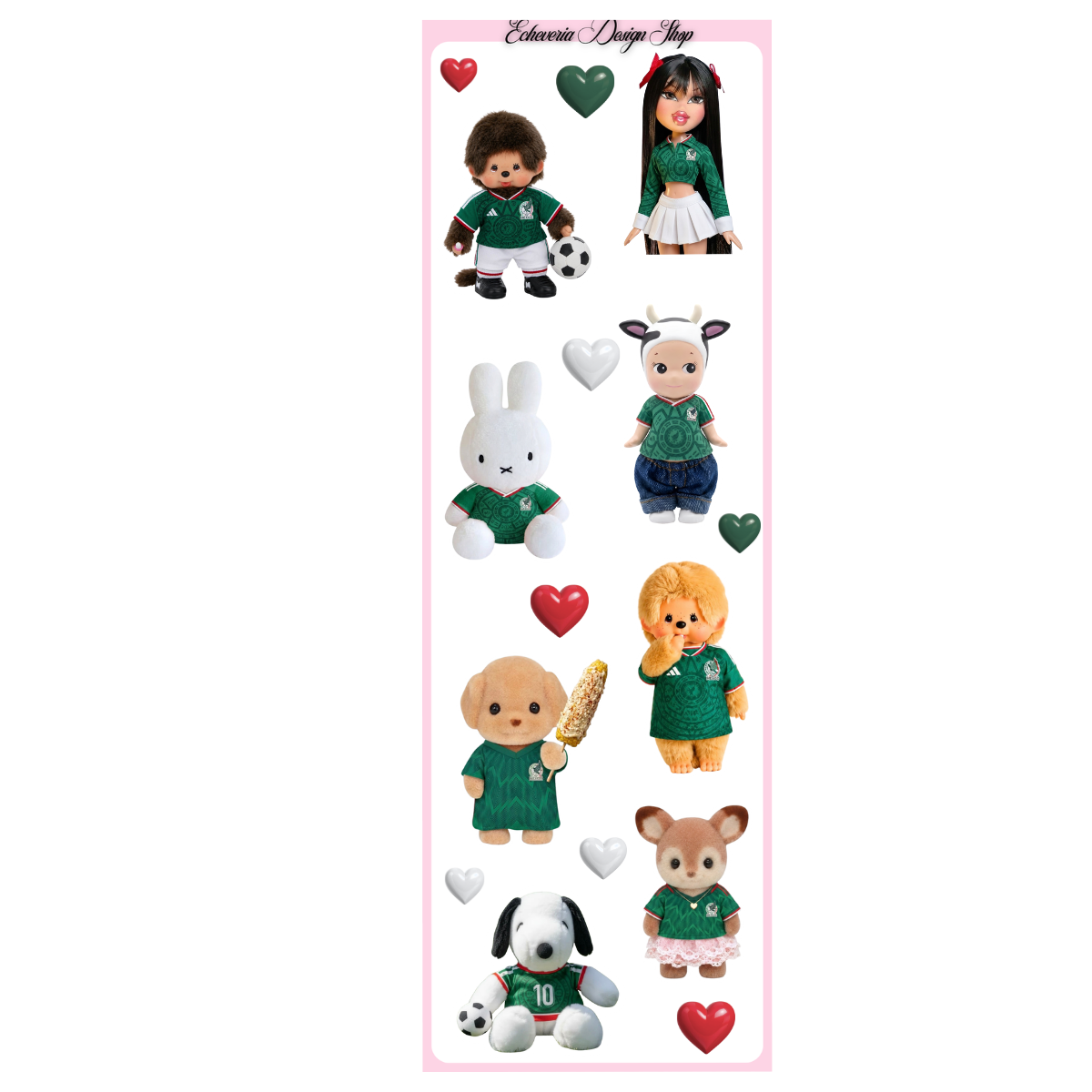 MX Soccer Sticker Mini Sticker Sheet