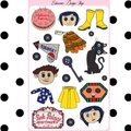 Halloween Coraline Sticker Sheet