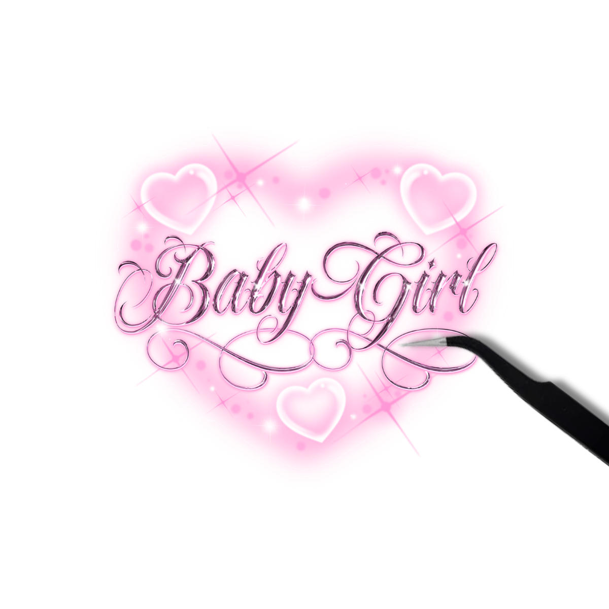 Baby girl sticker
