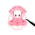 Do not disturb sticker