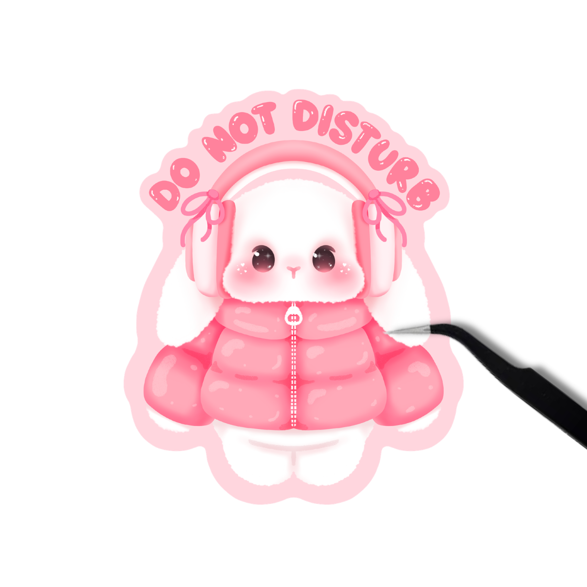 Do not disturb sticker