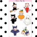 Halloween Kewpie Sticker Sheet