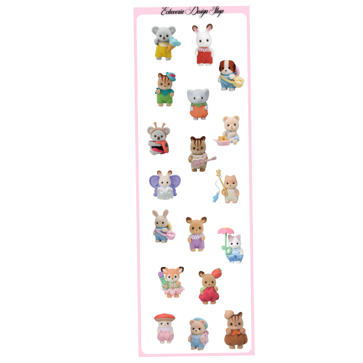 Critter Mini Sticker Sheet
