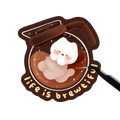 Life is brewtiful sticker