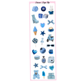 Blue Elements Mini Sticker Sheet
