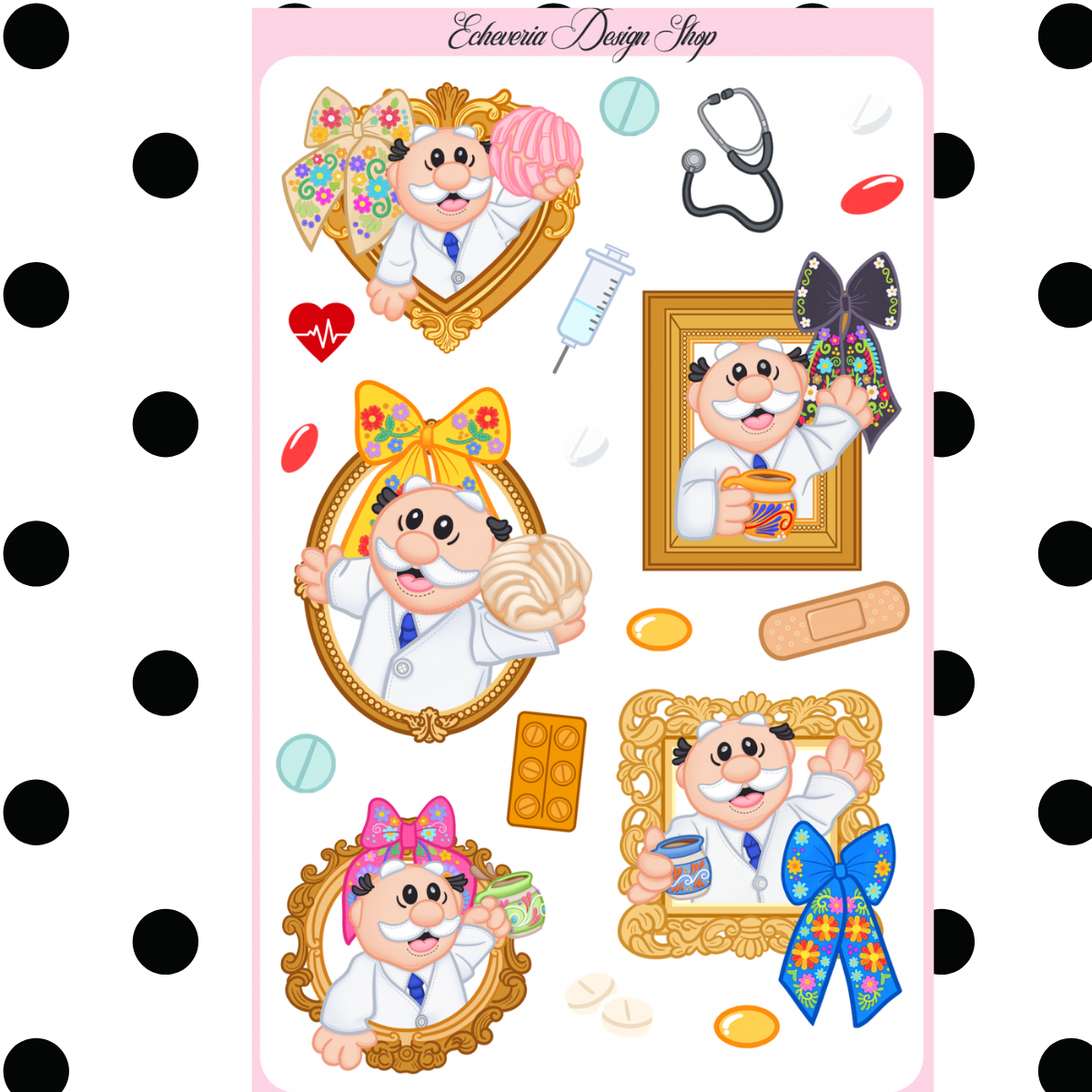 Dr.Simi Sticker Sheet