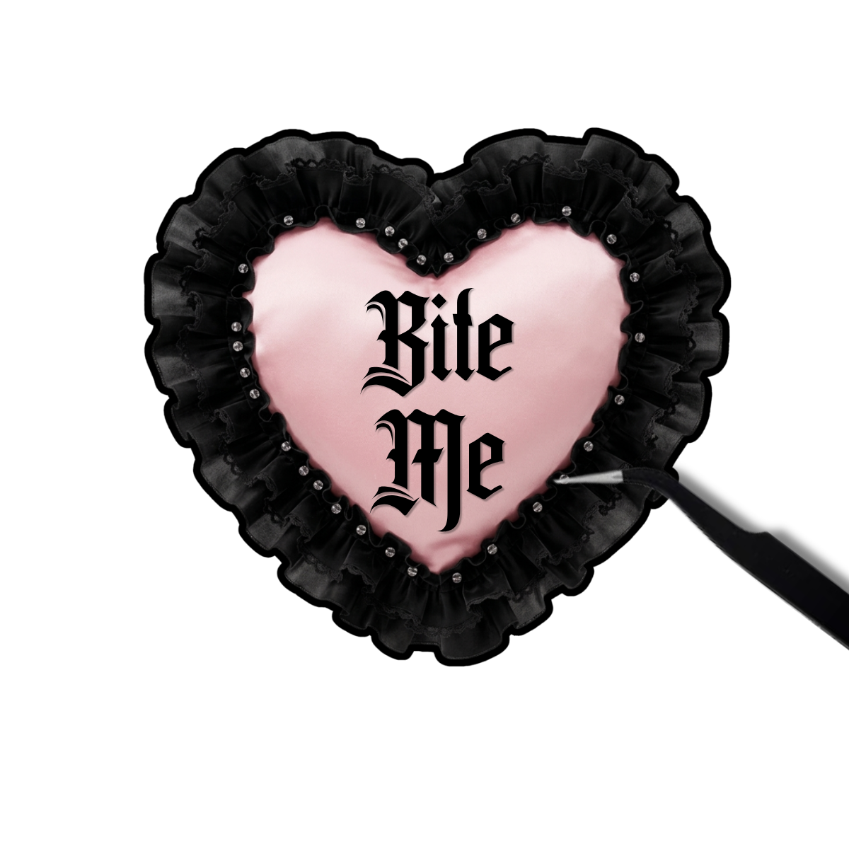 Bite me sticker