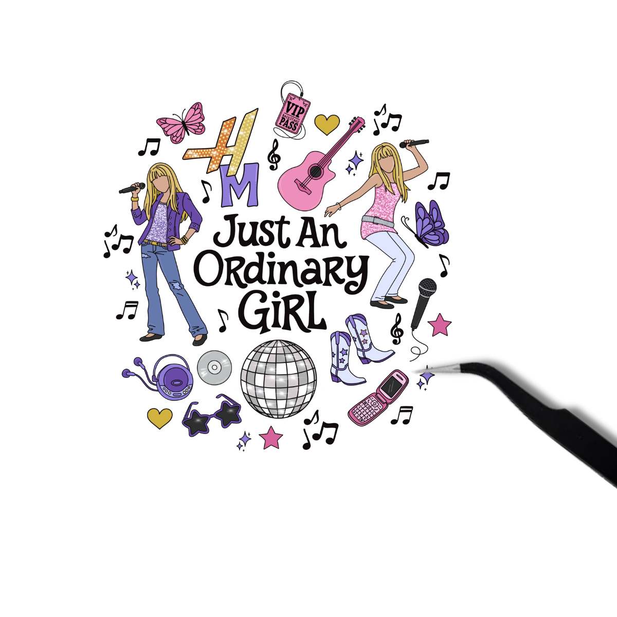 Just an Ordinary Girl Sticker