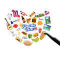PR heart sticker