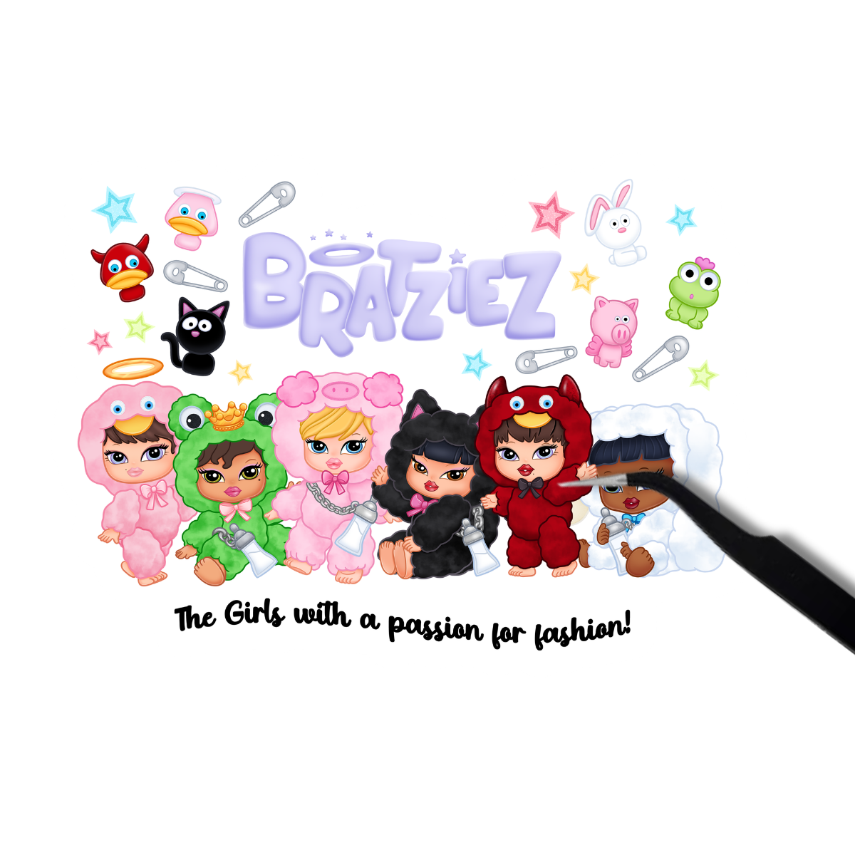 Bratziez Sticker