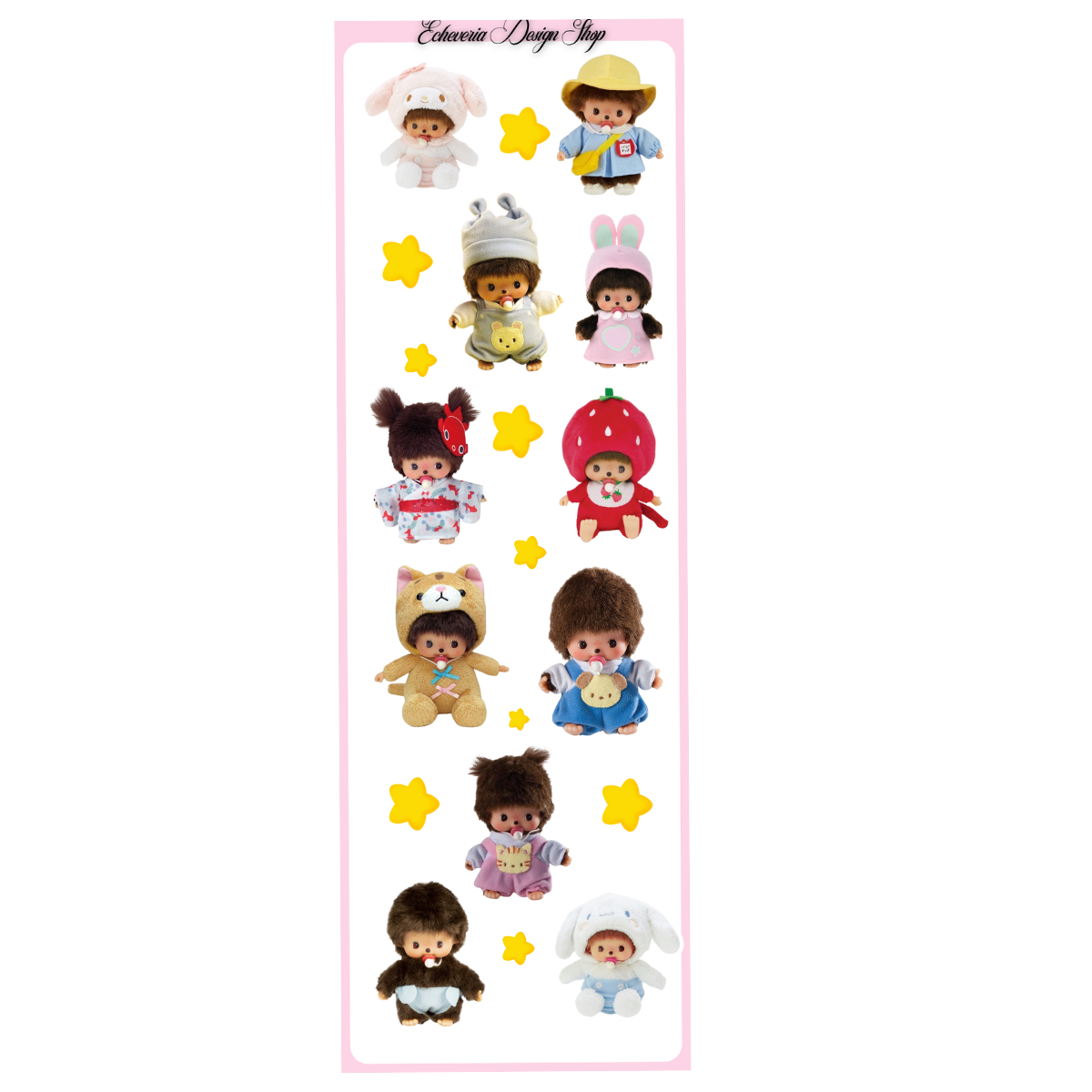 Bebechichi Mini Sticker Sheet