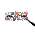 Scary movie girlie sticker