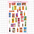 Tiendita Snacks Sticker Sheet