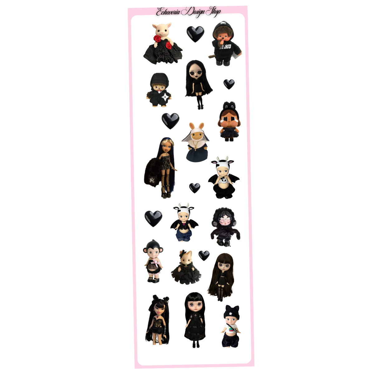 Goth Trinkets Mini Sticker Sheet