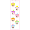 Sonny Birthday Head Mini Sticker Sheet