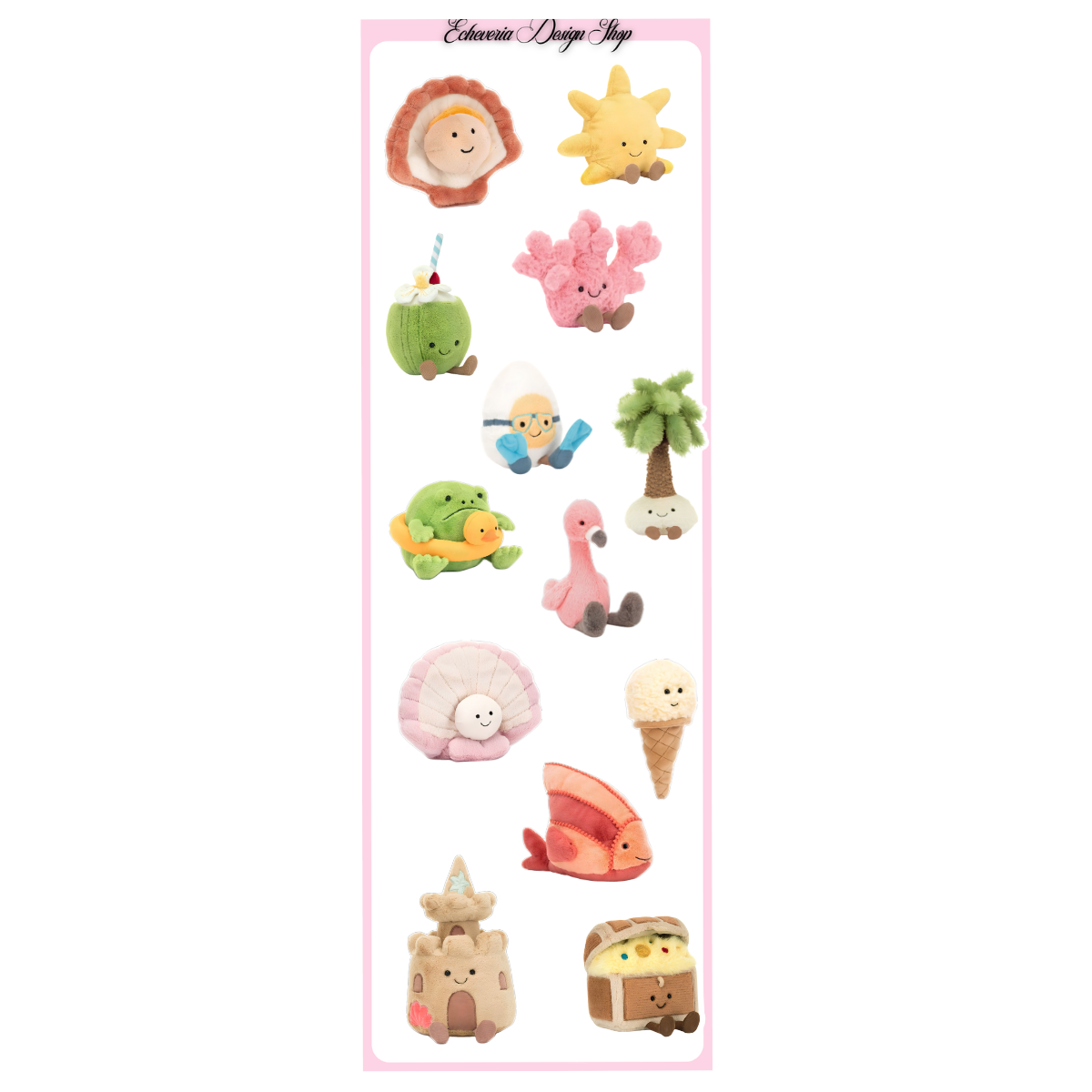 Summer Jelly Mini Sticker Sheet