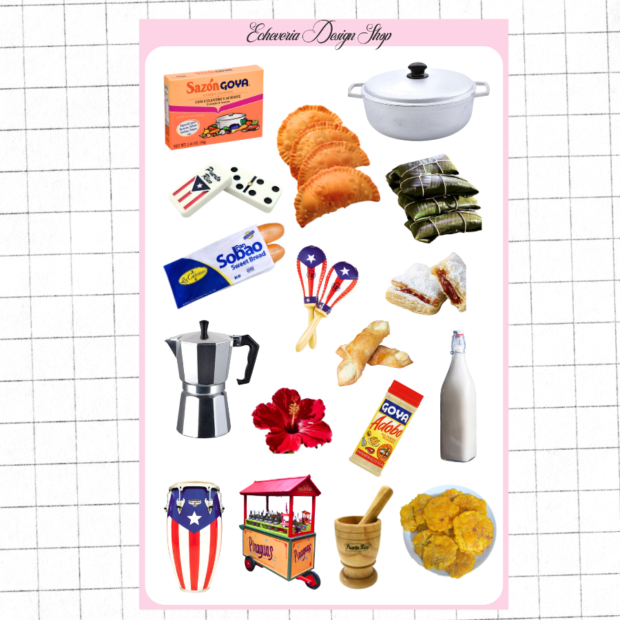 Puerto Rico Sticker Sheet