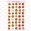 Fall Button Sticker Sheet