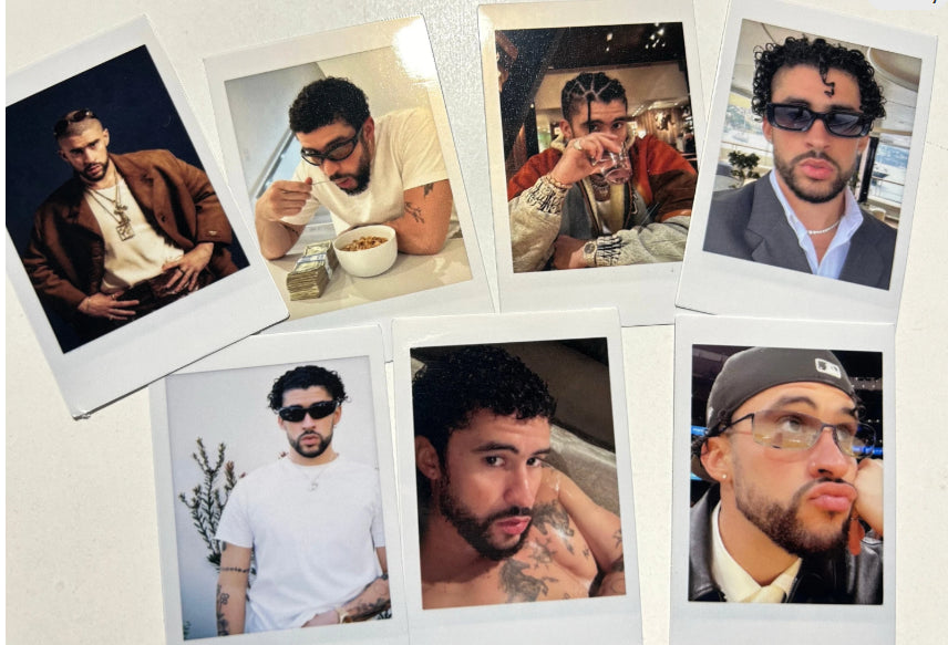 Bad Bunny Polaroid Sticker Set